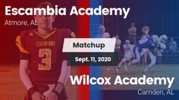 Matchup: Escambia Academy vs. Wilcox Academy  2020