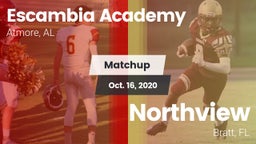 Matchup: Escambia Academy vs. Northview  2020