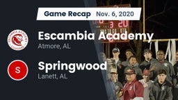 Recap: Escambia Academy  vs. Springwood  2020