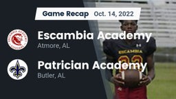Recap: Escambia Academy  vs. Patrician Academy  2022