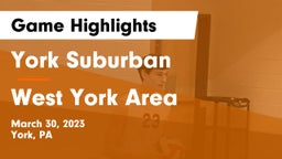 York Suburban  vs West York Area  Game Highlights - March 30, 2023