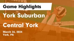 York Suburban  vs Central York  Game Highlights - March 26, 2024