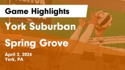 York Suburban  vs Spring Grove  Game Highlights - April 2, 2024