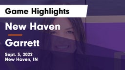 New Haven  vs Garrett  Game Highlights - Sept. 3, 2022