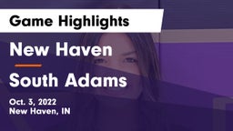 New Haven  vs South Adams Game Highlights - Oct. 3, 2022