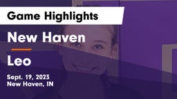 New Haven  vs Leo  Game Highlights - Sept. 19, 2023