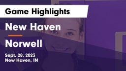 New Haven  vs Norwell  Game Highlights - Sept. 28, 2023