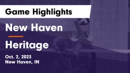 New Haven  vs Heritage  Game Highlights - Oct. 2, 2023