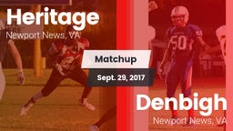 Matchup: Heritage vs. Denbigh  2017
