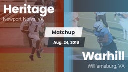 Matchup: Heritage vs. Warhill  2018