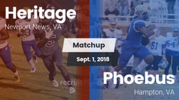Matchup: Heritage vs. Phoebus  2018