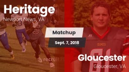 Matchup: Heritage vs. Gloucester  2018