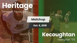 Matchup: Heritage vs. Kecoughtan  2018