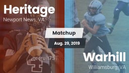 Matchup: Heritage vs. Warhill  2019