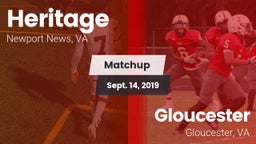 Matchup: Heritage vs. Gloucester  2019