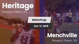 Matchup: Heritage vs. Menchville  2019