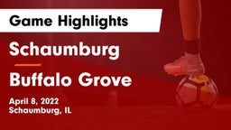 Schaumburg  vs Buffalo Grove  Game Highlights - April 8, 2022