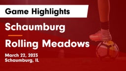 Schaumburg  vs Rolling Meadows  Game Highlights - March 22, 2023