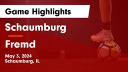 Schaumburg  vs Fremd  Game Highlights - May 3, 2024