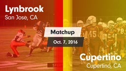 Matchup: Lynbrook vs. Cupertino  2016