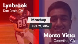 Matchup: Lynbrook vs. Monta Vista  2016