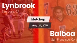 Matchup: Lynbrook vs. Balboa  2018