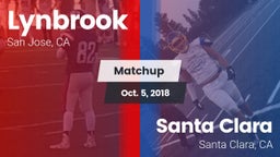Matchup: Lynbrook vs. Santa Clara  2018