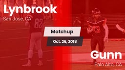 Matchup: Lynbrook vs. Gunn  2018