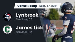Recap: Lynbrook  vs. James Lick  2021