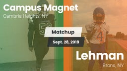 Matchup: Campus Magnet vs. Lehman  2019