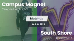 Matchup: Campus Magnet vs. South Shore  2019