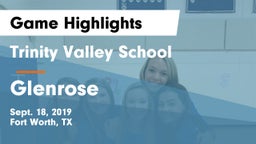 Trinity Valley School vs Glenrose  Game Highlights - Sept. 18, 2019