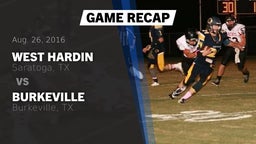 Recap: West Hardin  vs. Burkeville  2016