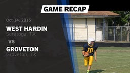 Recap: West Hardin  vs. Groveton  2016