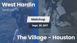 Matchup: West Hardin vs. The Village - Houston 2017