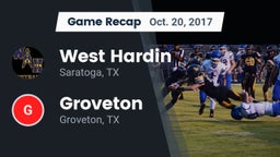 Recap: West Hardin  vs. Groveton  2017