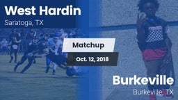 Matchup: West Hardin vs. Burkeville  2018