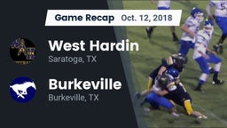 Recap: West Hardin  vs. Burkeville  2018