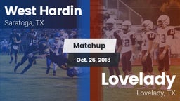 Matchup: West Hardin vs. Lovelady  2018