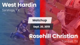 Matchup: West Hardin vs. Rosehill Christian  2019