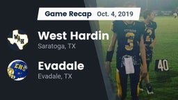 Recap: West Hardin  vs. Evadale  2019