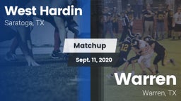 Matchup: West Hardin vs. Warren  2020