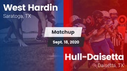 Matchup: West Hardin vs. Hull-Daisetta  2020