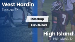 Matchup: West Hardin vs. High Island  2020