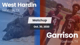 Matchup: West Hardin vs. Garrison  2020