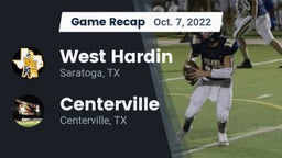 Recap: West Hardin  vs. Centerville  2022