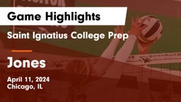 Saint Ignatius College Prep vs Jones Game Highlights - April 11, 2024