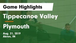 Tippecanoe Valley  vs Plymouth  Game Highlights - Aug. 21, 2019