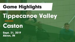 Tippecanoe Valley  vs Caston Game Highlights - Sept. 21, 2019