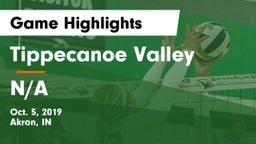 Tippecanoe Valley  vs N/A Game Highlights - Oct. 5, 2019